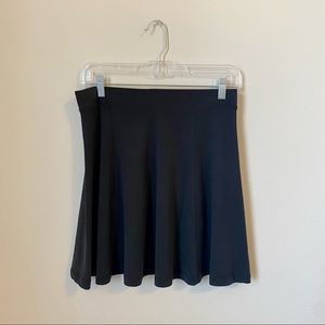 Garage black skater skirt